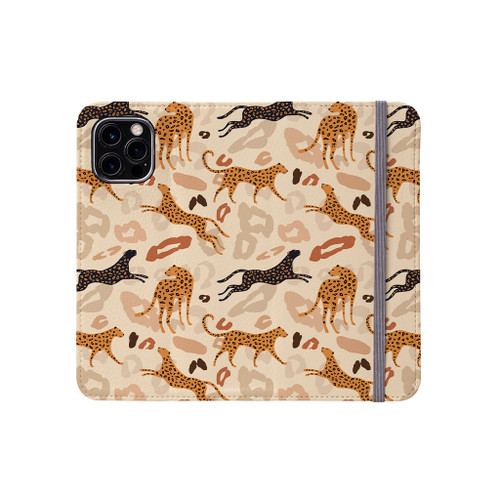 Leopard Pattern iPhone Folio Case By Artists Collection