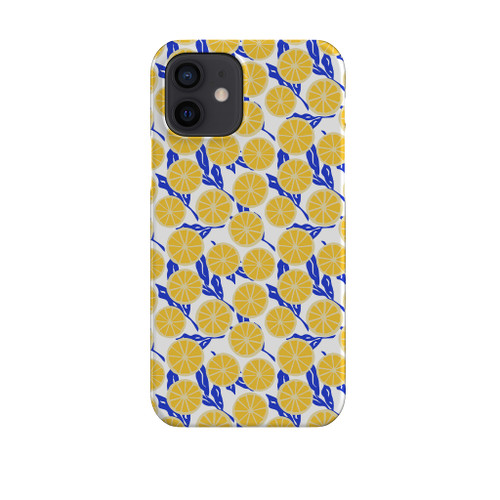 Lemon Slice Pattern iPhone Snap Case By Artists Collection
