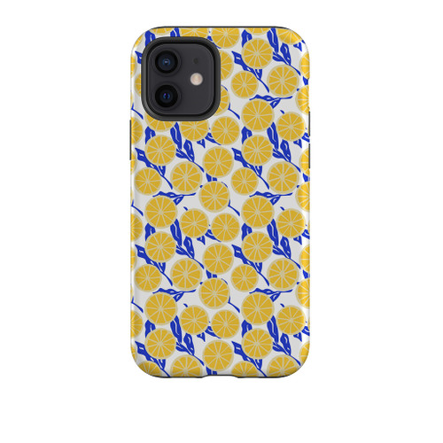 Lemon Slice Pattern iPhone Tough Case By Artists Collection