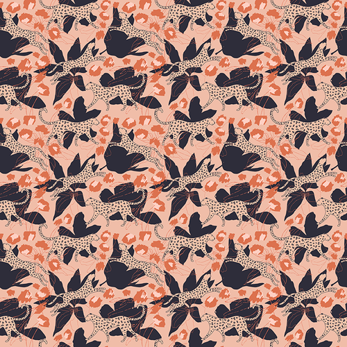 Jungle Leopard Pattern Design By Artists Collection