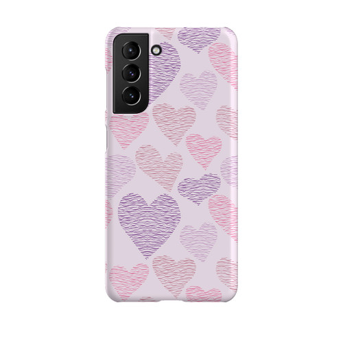 Heart Pattern Samsung Snap Case By Artists Collection