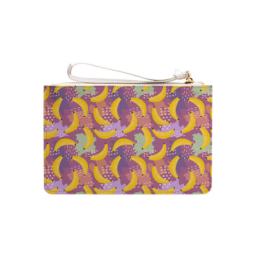 Abstract Banana Trees Pattern Clutch Bag By Artists Collection