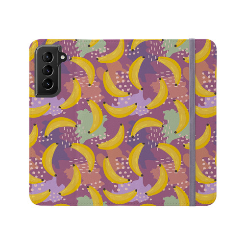 Abstract Banana Trees Pattern Samsung Folio Case By Artists Collection