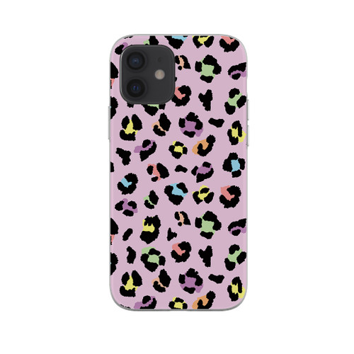 Colorful Leopard Skin Pattern iPhone Soft Case By Artists Collection