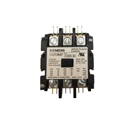 Siemens 42CF35AJ | 3 Pole Contactor | Shop Dreisilker