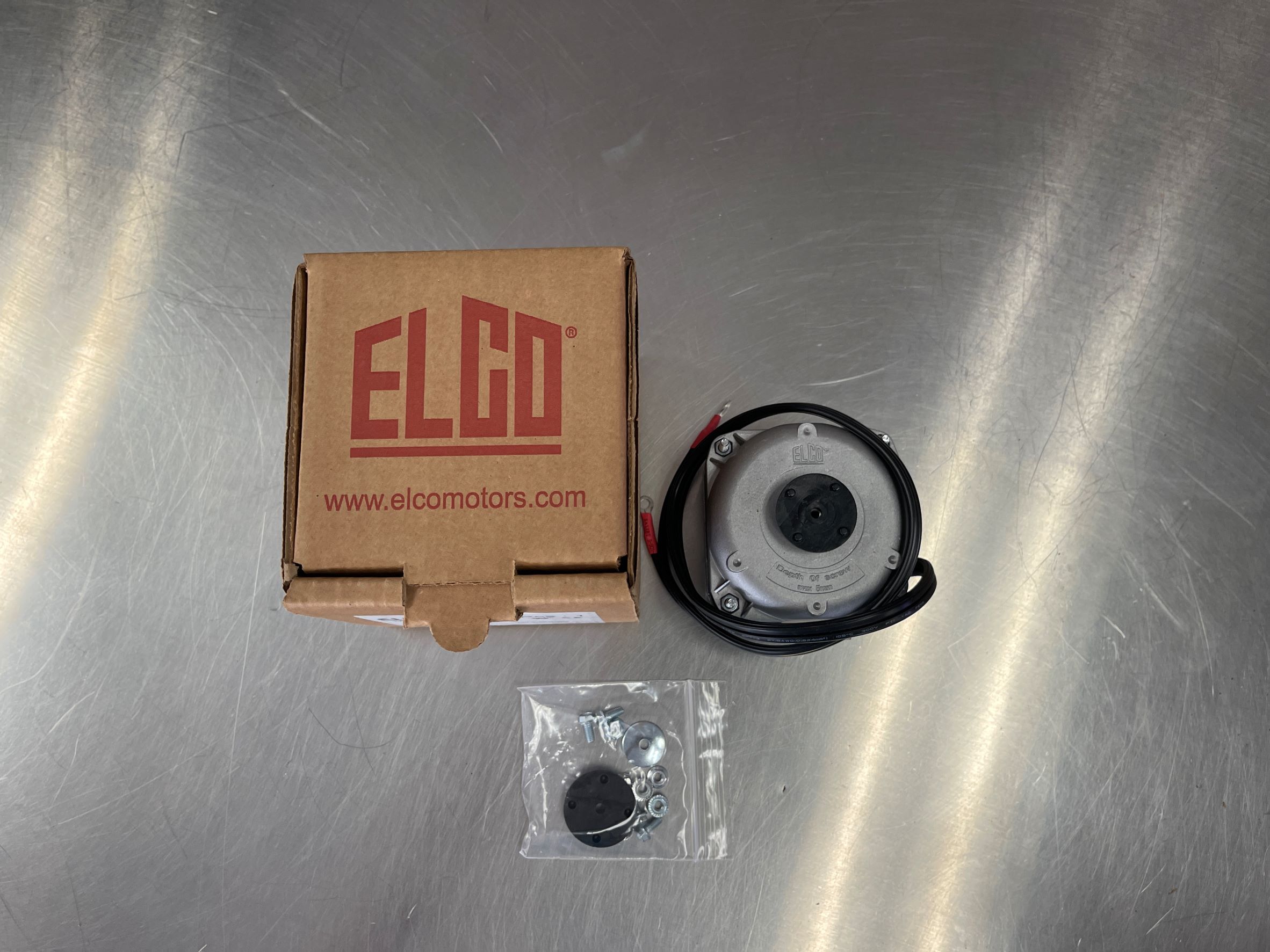 Elco EC9W115 9 Watt 115 Volts 1550 RPM Refrigeration Fan Motor