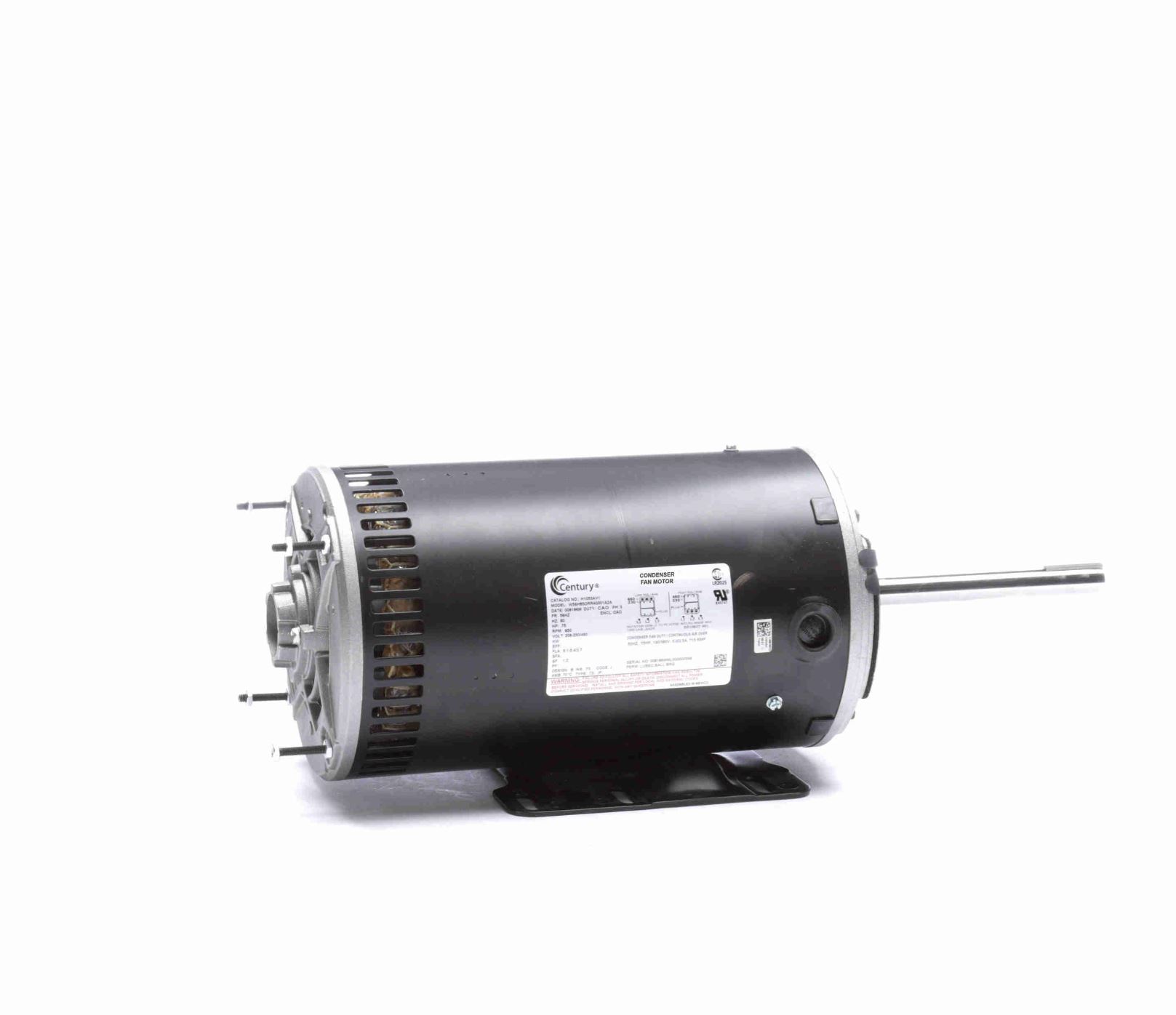 Century H1053AV1 1 HP 850 RPM 460/208-230 Volts Condenser Fan Motor