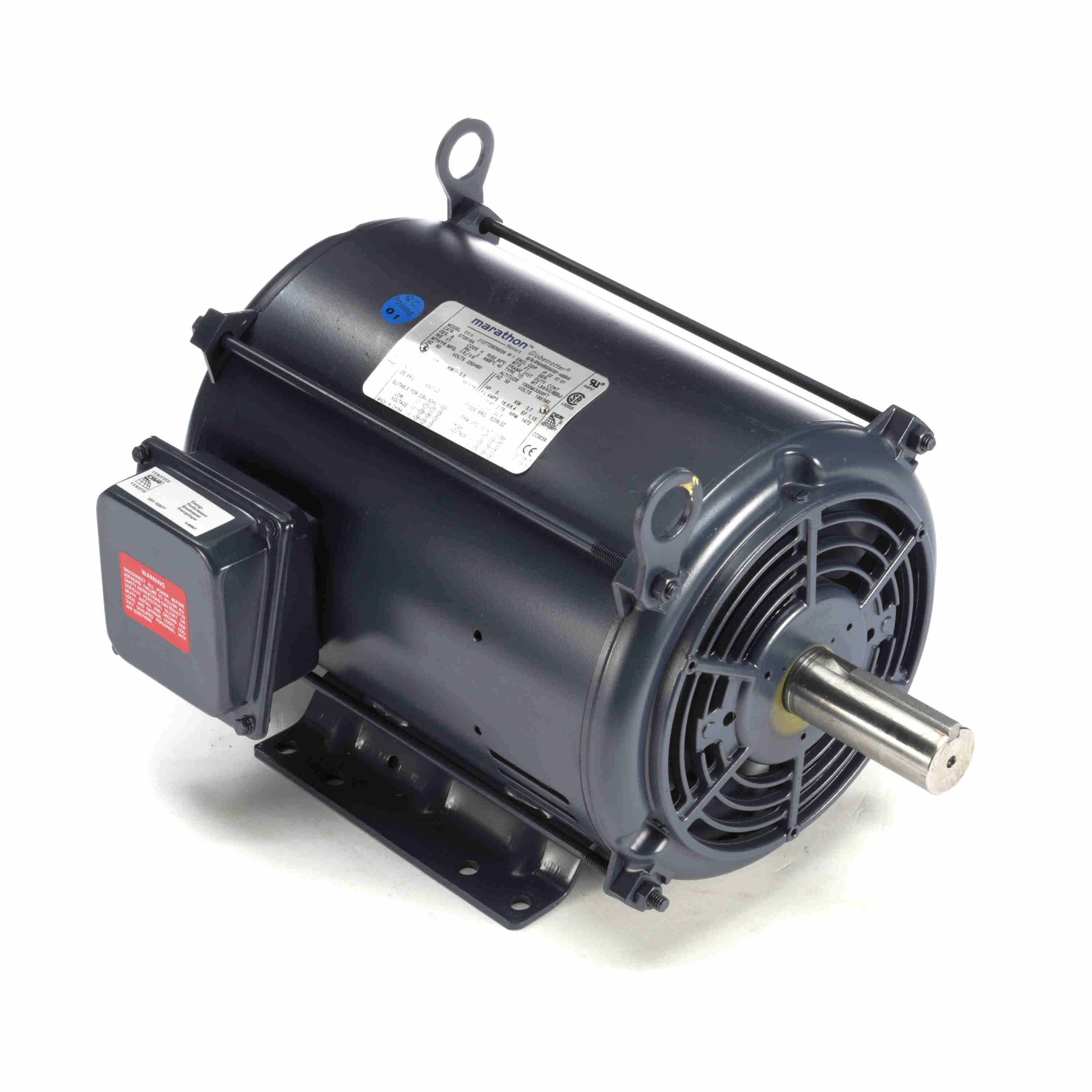 Marathon GT0016A 7-1/2 HP 1800 RPM 230/460 Volts General Purpose Motor