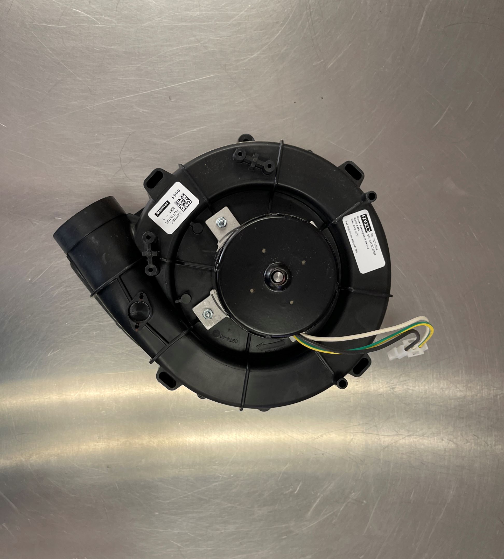 Fasco A249 3400 RPM 115 Volts OEM Replacement Draft Inducer Blower