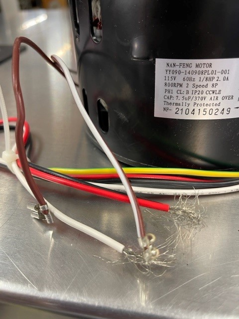 Airvent 1/8 HP 115v 60hz 800 RPM whole house fan motor with capacitor