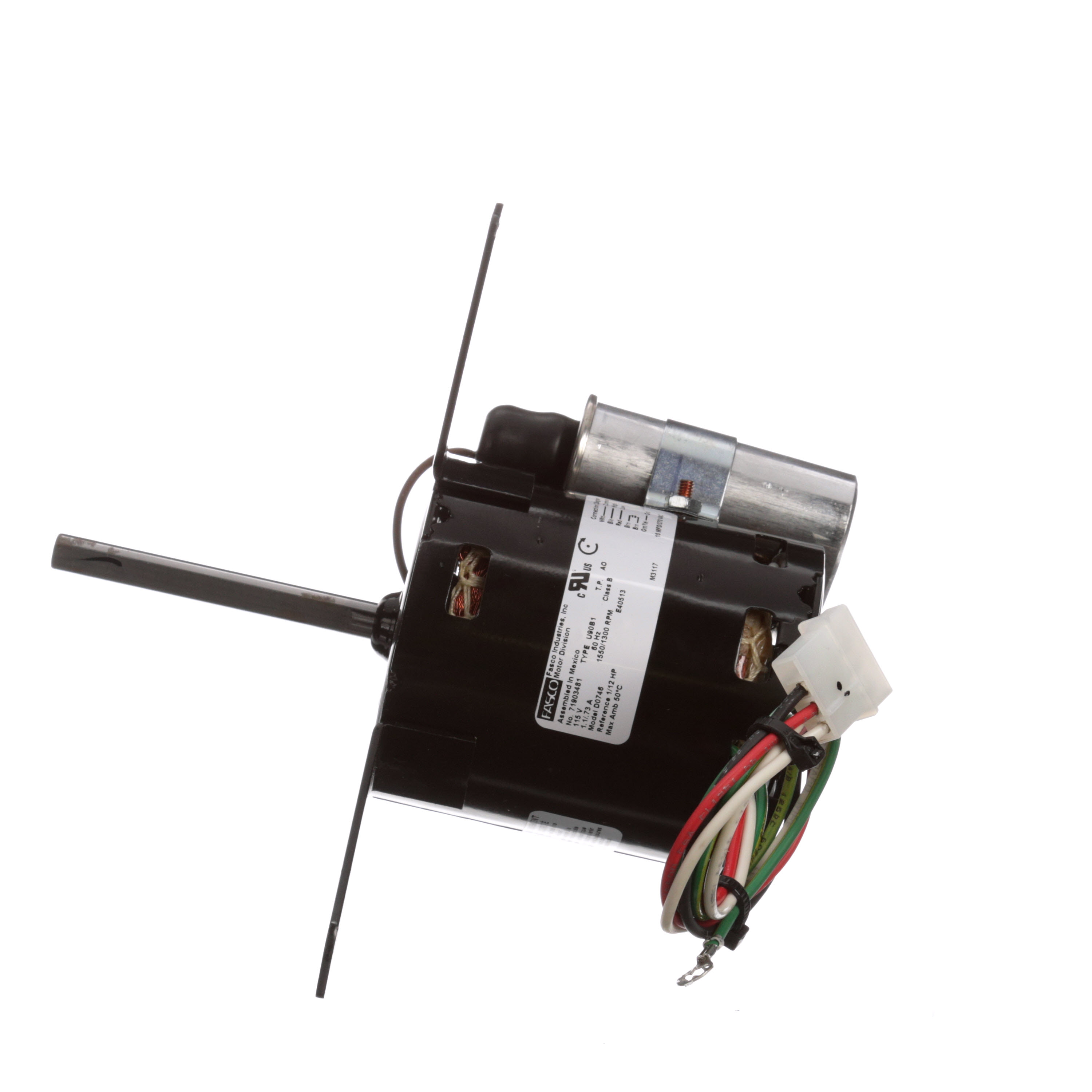 Fasco D0746 1/12 HP 1550 RPM 115 Volts OEM Direct Replacement Motor