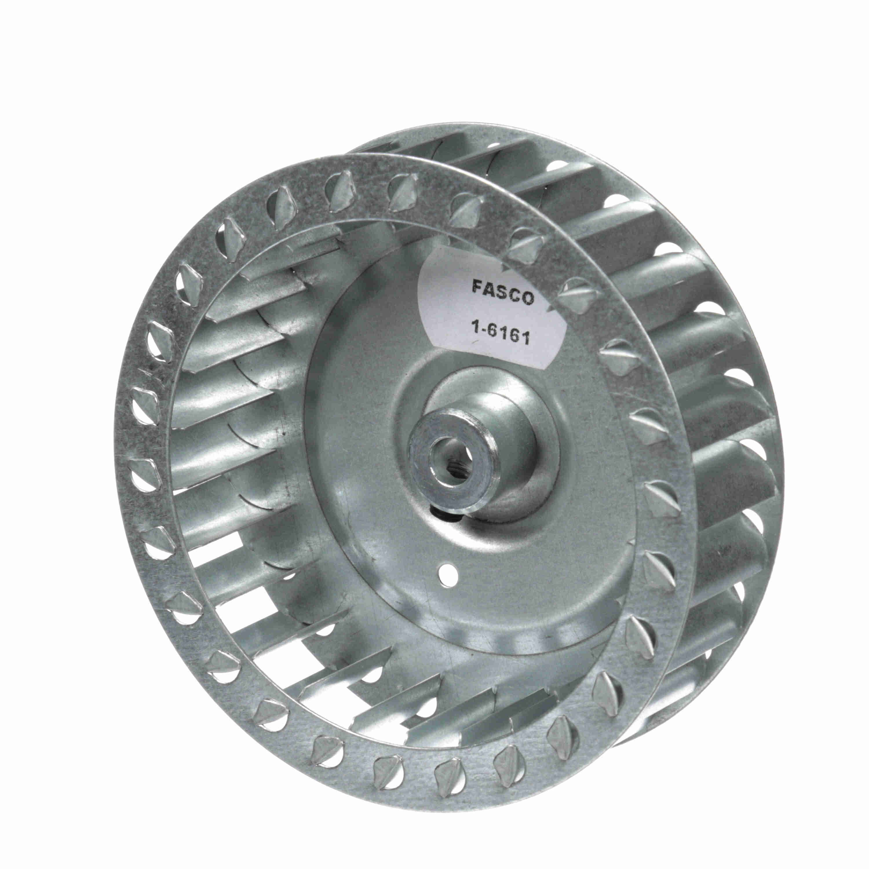 Fasco 1-6161 4-17/32" Diameter 1-1/4" Width 5/16" Bore CCW Single Inlet Blower Wheel Fasco 1-6161 4-17/32" Diameter 1-1/4" Width 5/16" Bore CCW Single Inlet Blower Wheel