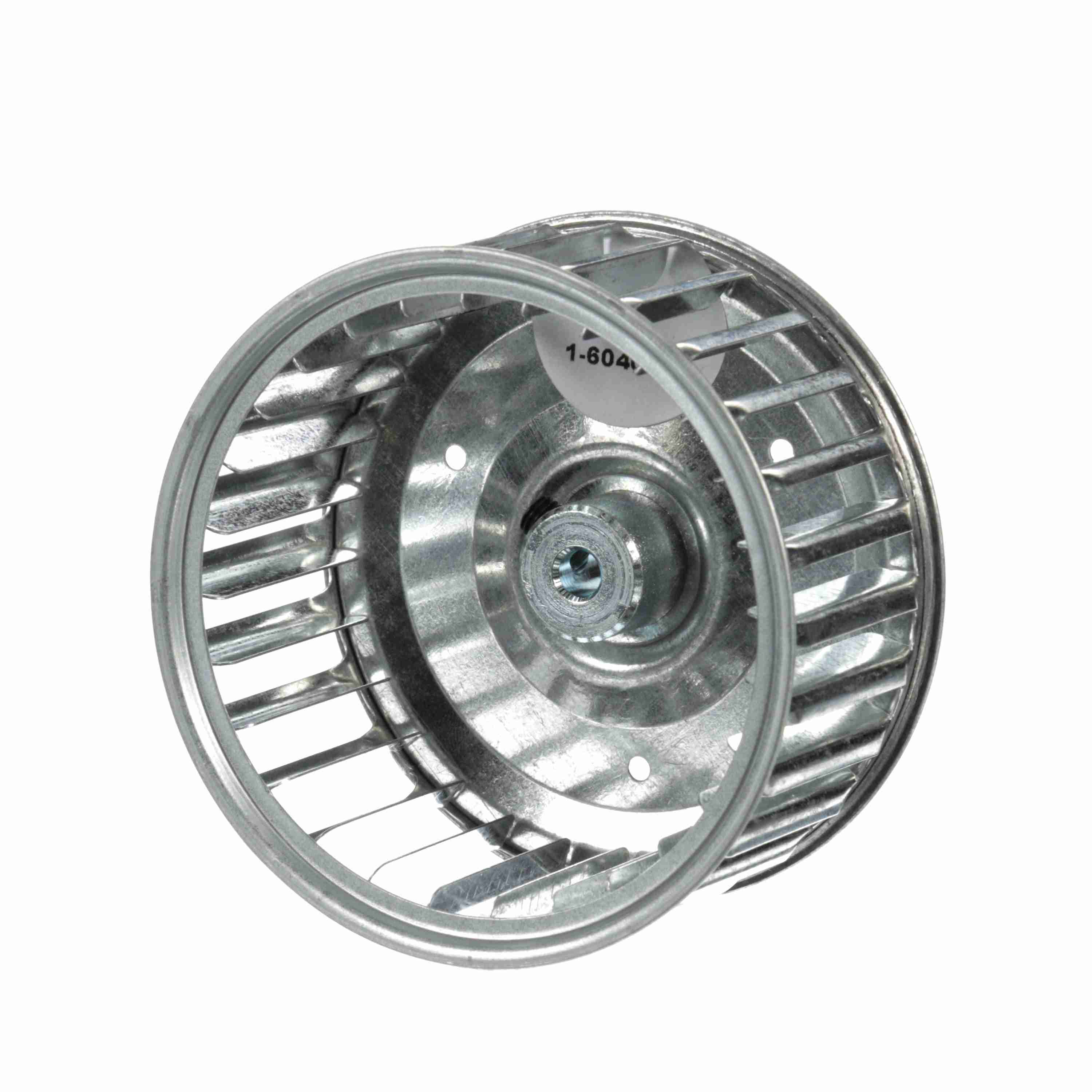 Fasco 1-6040 3-13/16" Diameter 1-7/8" Width 1/4" Bore CCW Single Inlet Blower Wheel