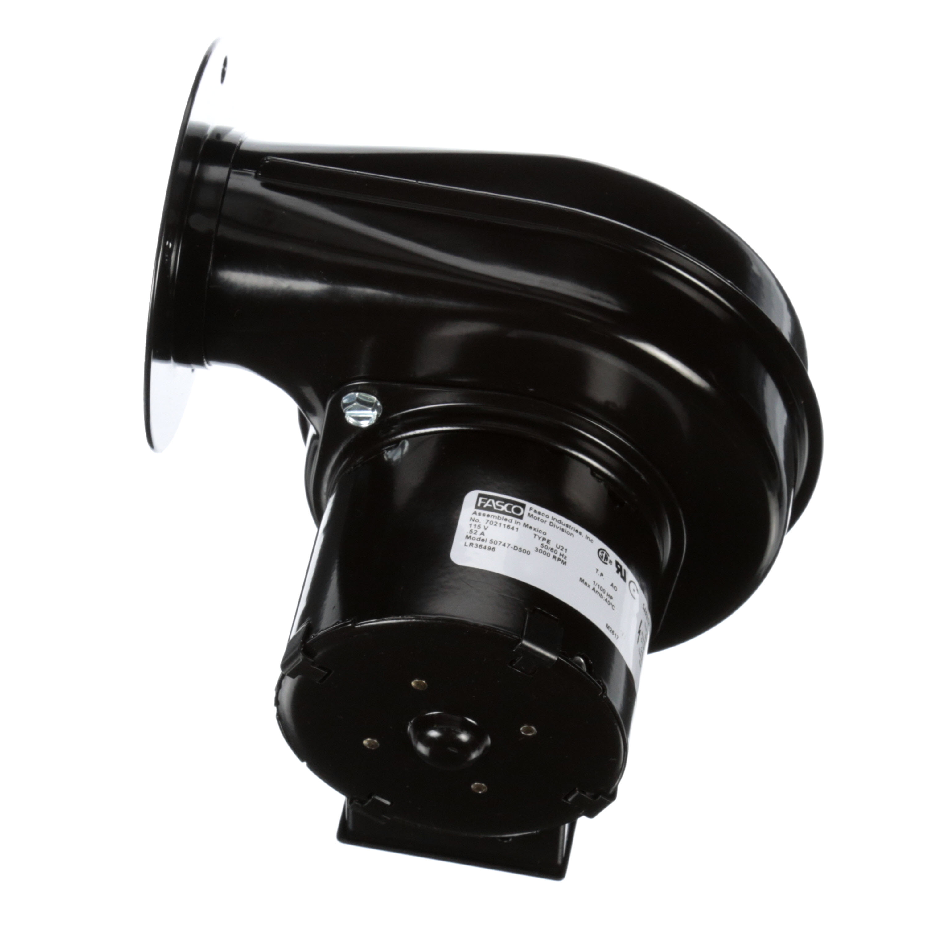 Fasco 50747-D500 60 CFM 2950 RPM 115 Volts Centrifugal Blower