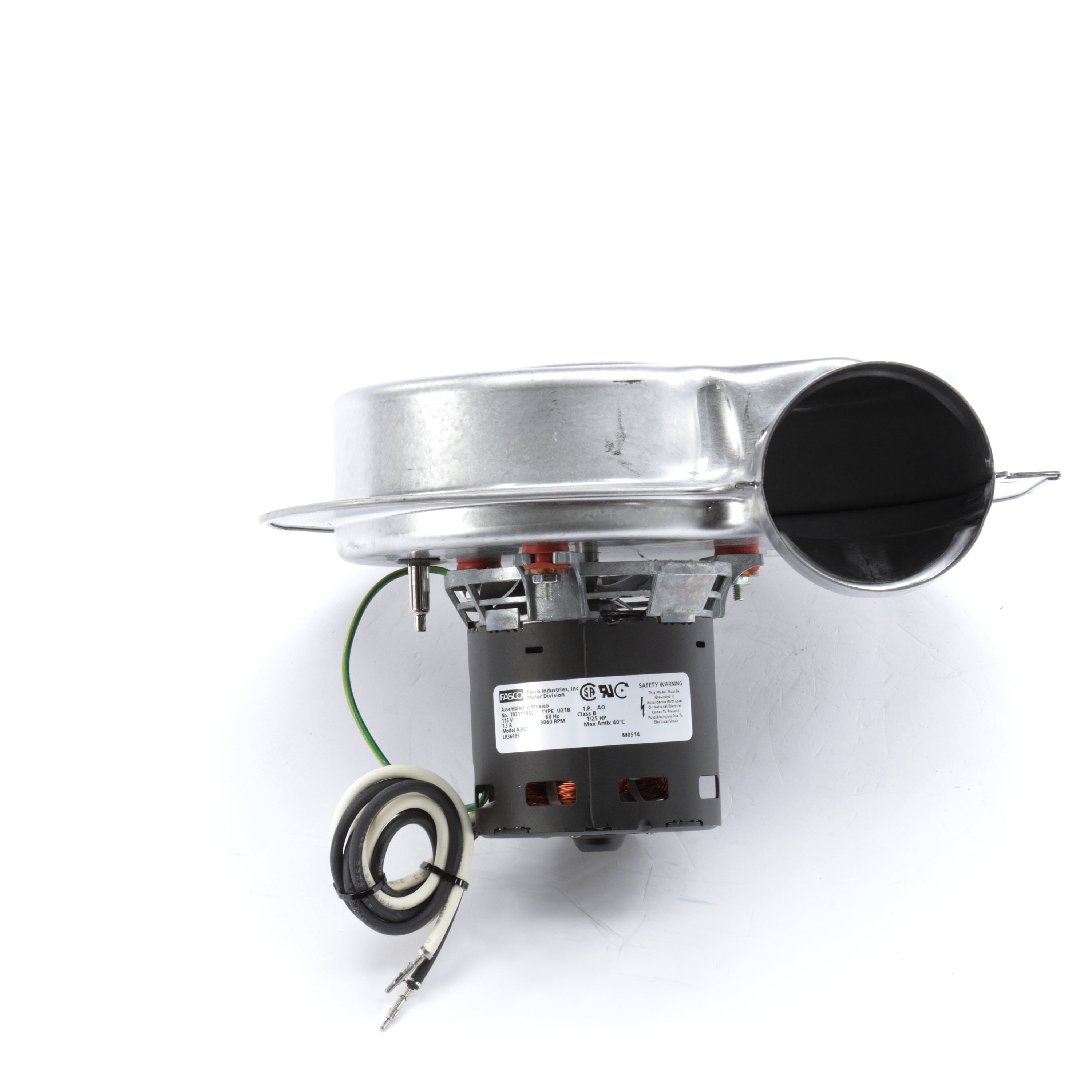 Fasco A302 3060 RPM 115 Volts OEM Replacement Draft Inducer Blower