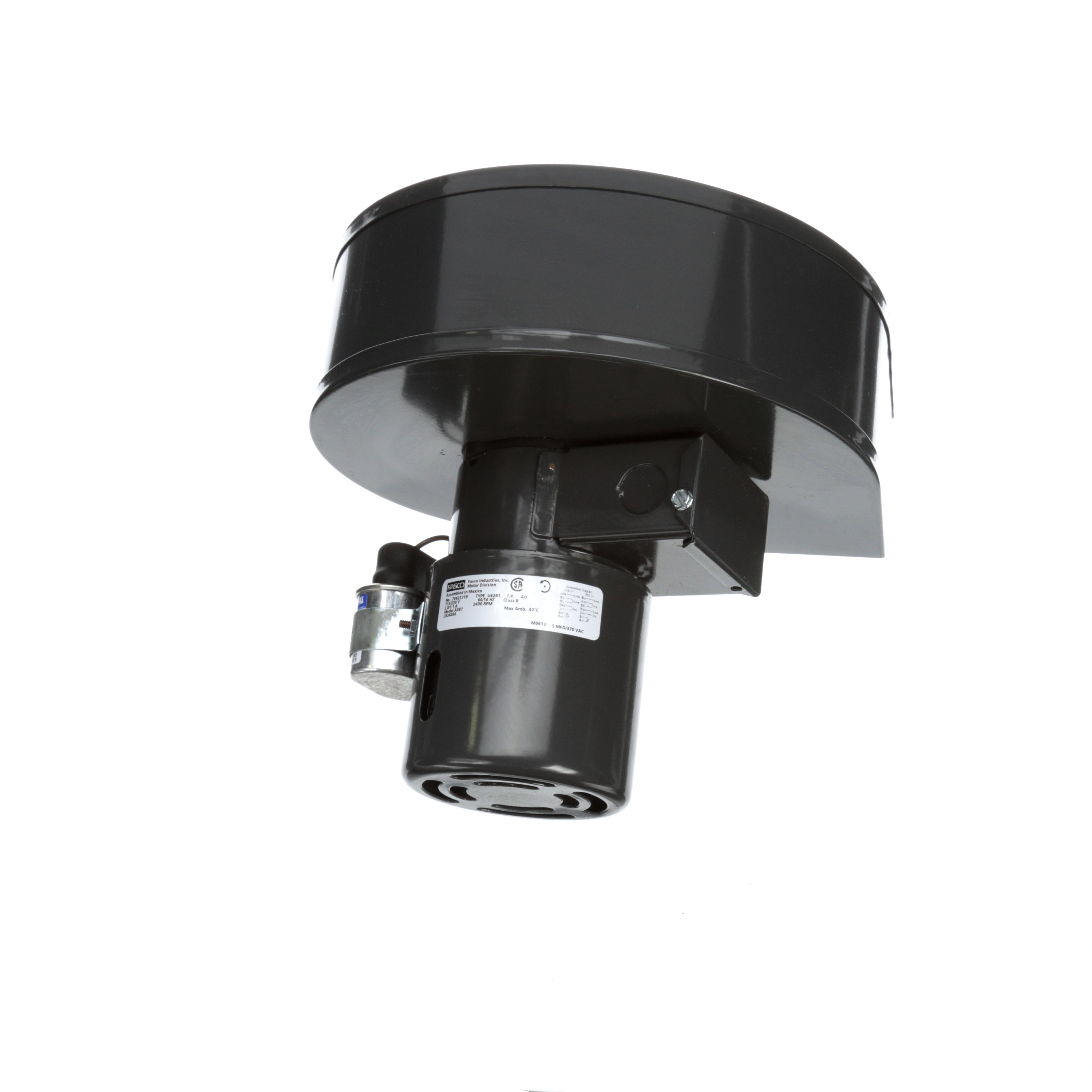 Fasco A087 2400 RPM 115/230 Volts OEM Replacement Draft Inducer Blower