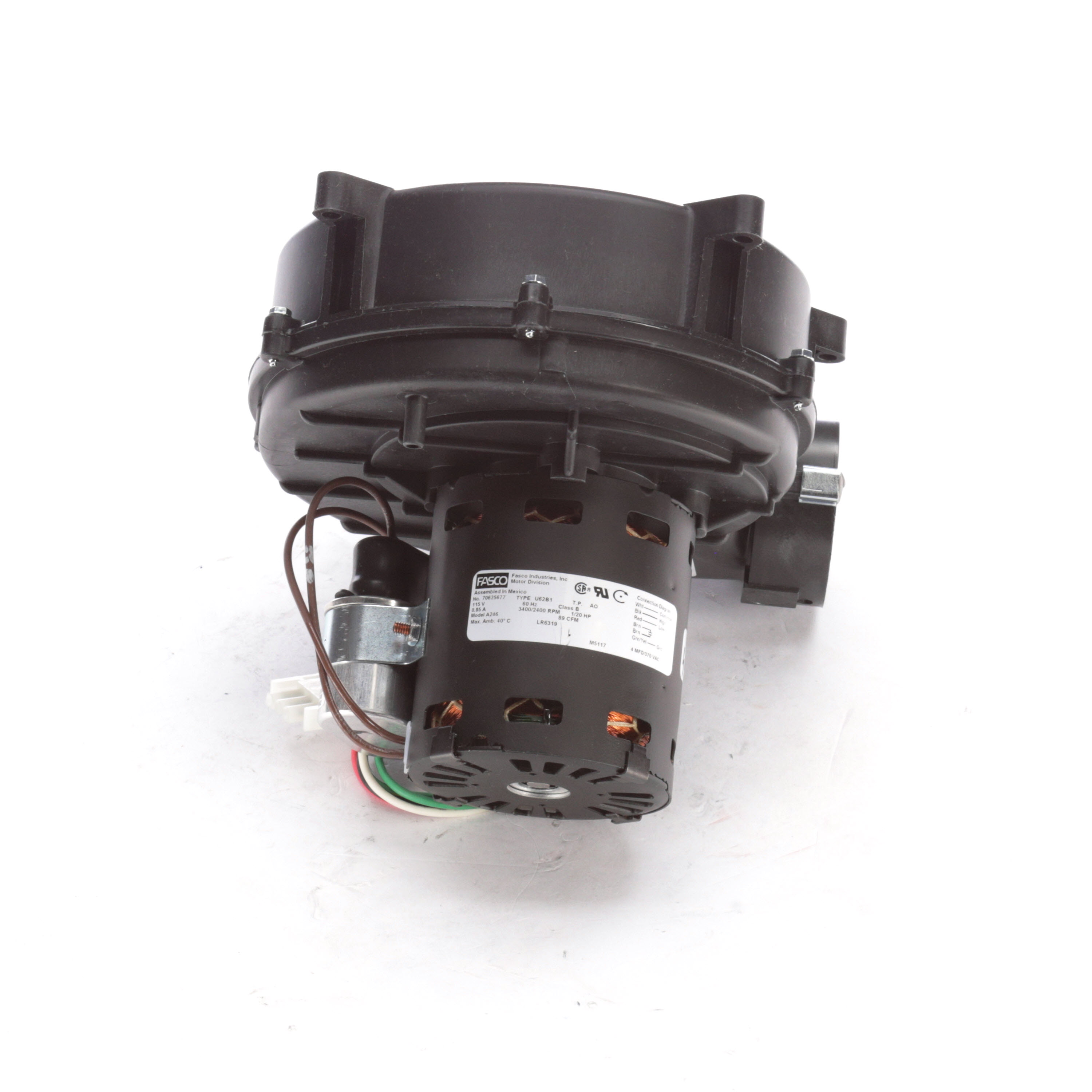 Fasco A246 3400 RPM 115 Volts OEM Replacement Draft Inducer Blower