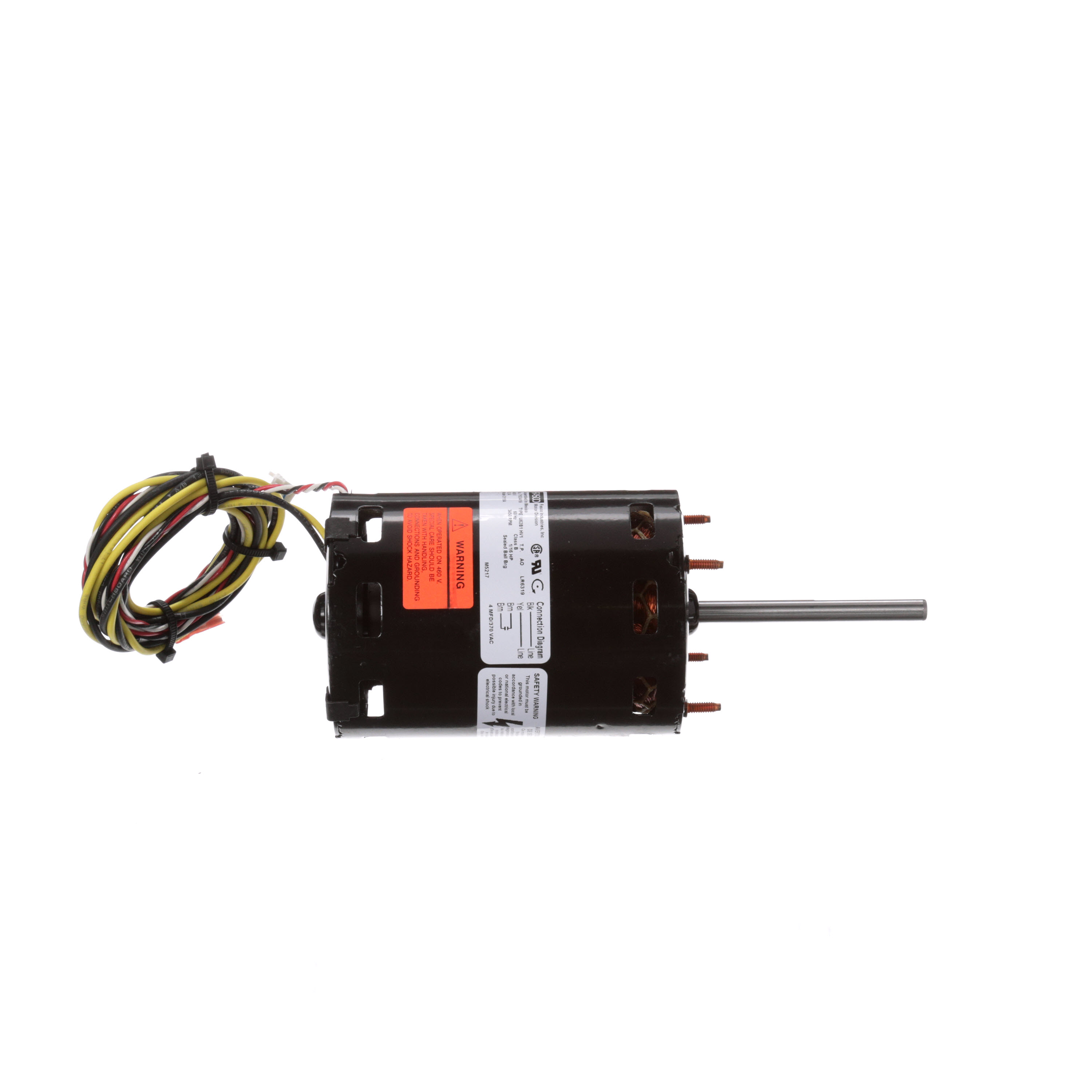 Fasco D1184 1/16 HP 3450 RPM 460 Volts Flue Exhaust and Draft Booster Blower Motor