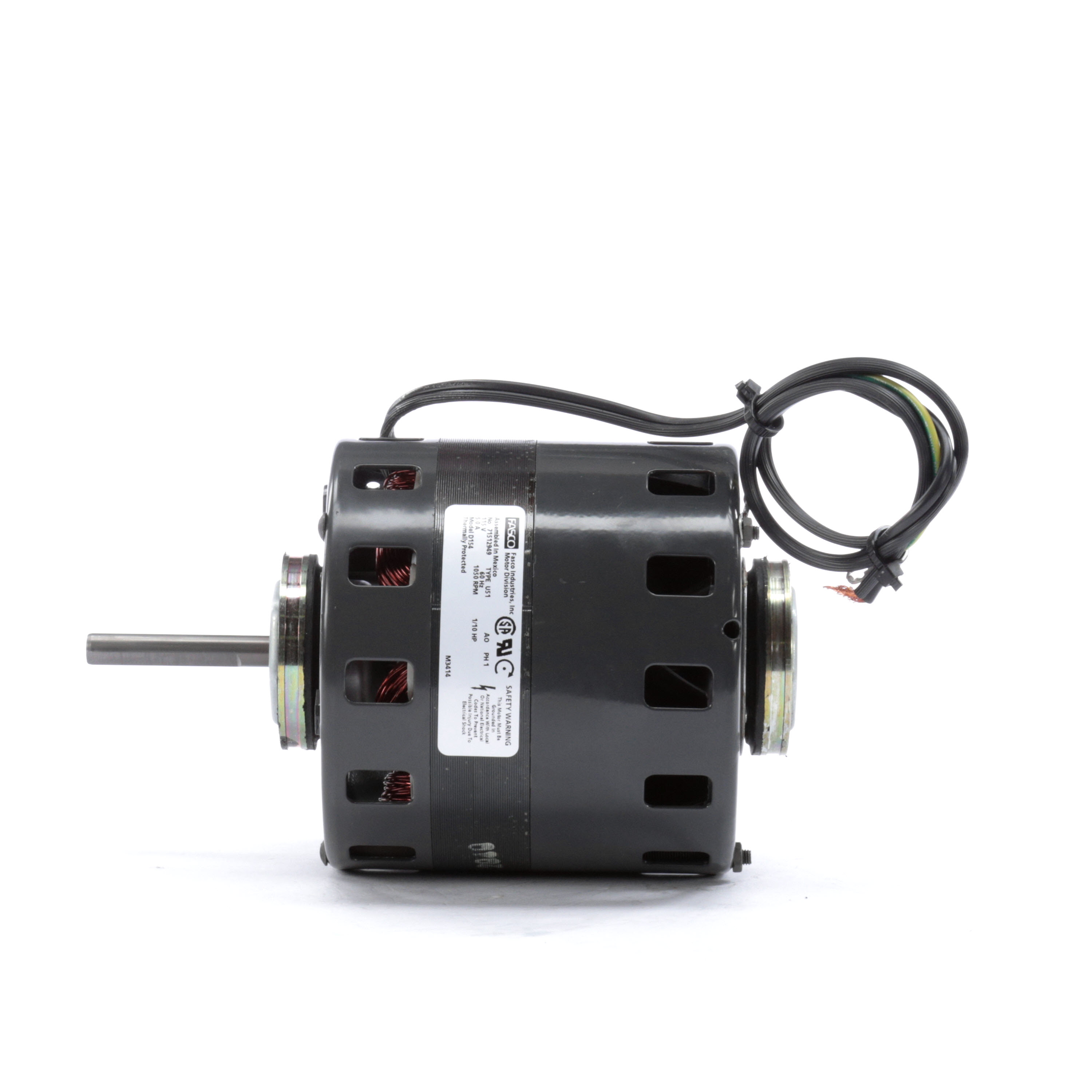 Fasco D154 1/10 HP 1050 RPM 115 Volts Direct Drive Blower Motor
