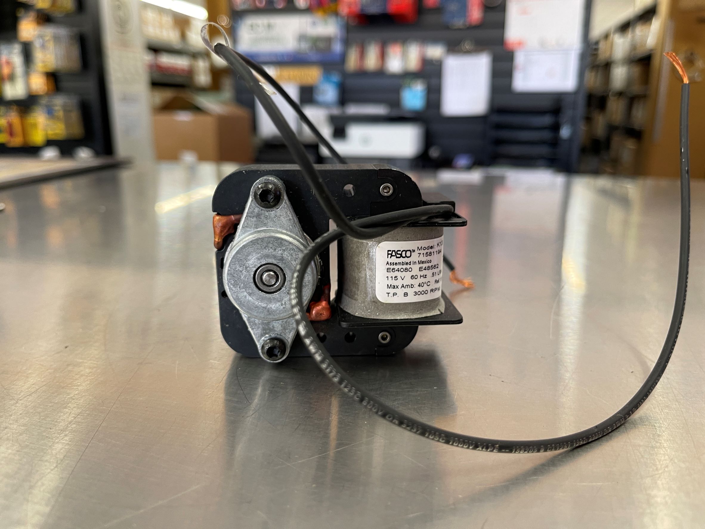 Fasco K130 1/150 HP 3000 RPM 115 Volts C-Frame Motor