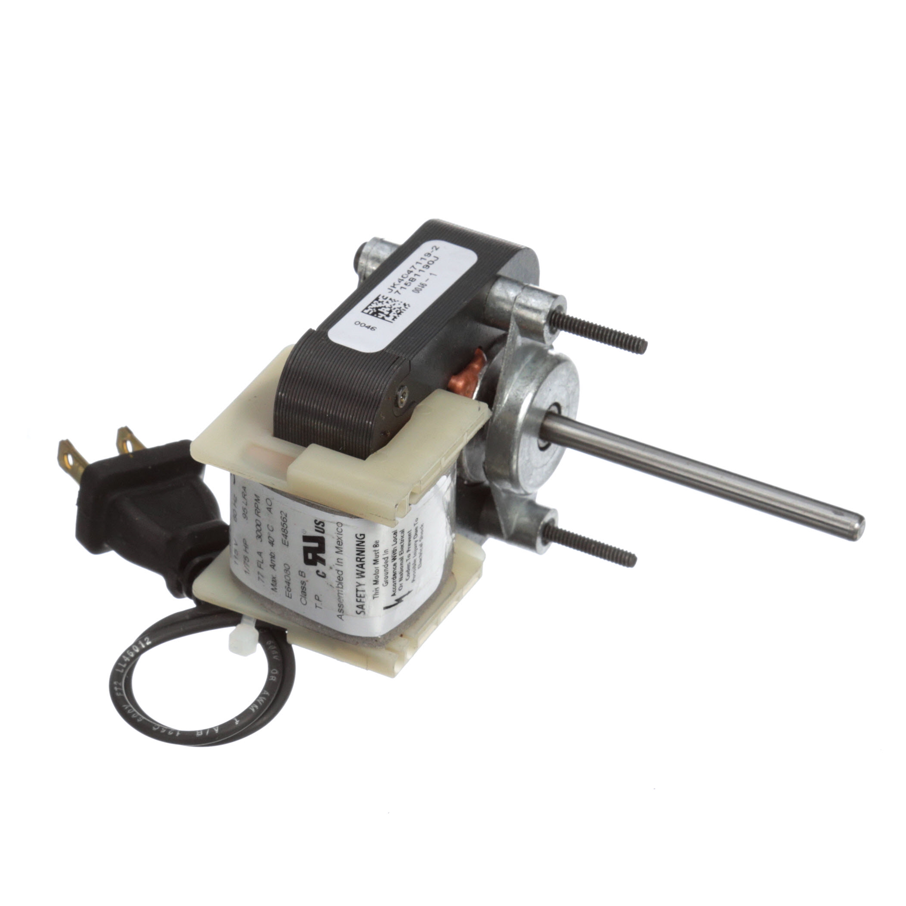 Fasco K110 1/75 HP 3000 RPM 115 Volts C-Frame Motor