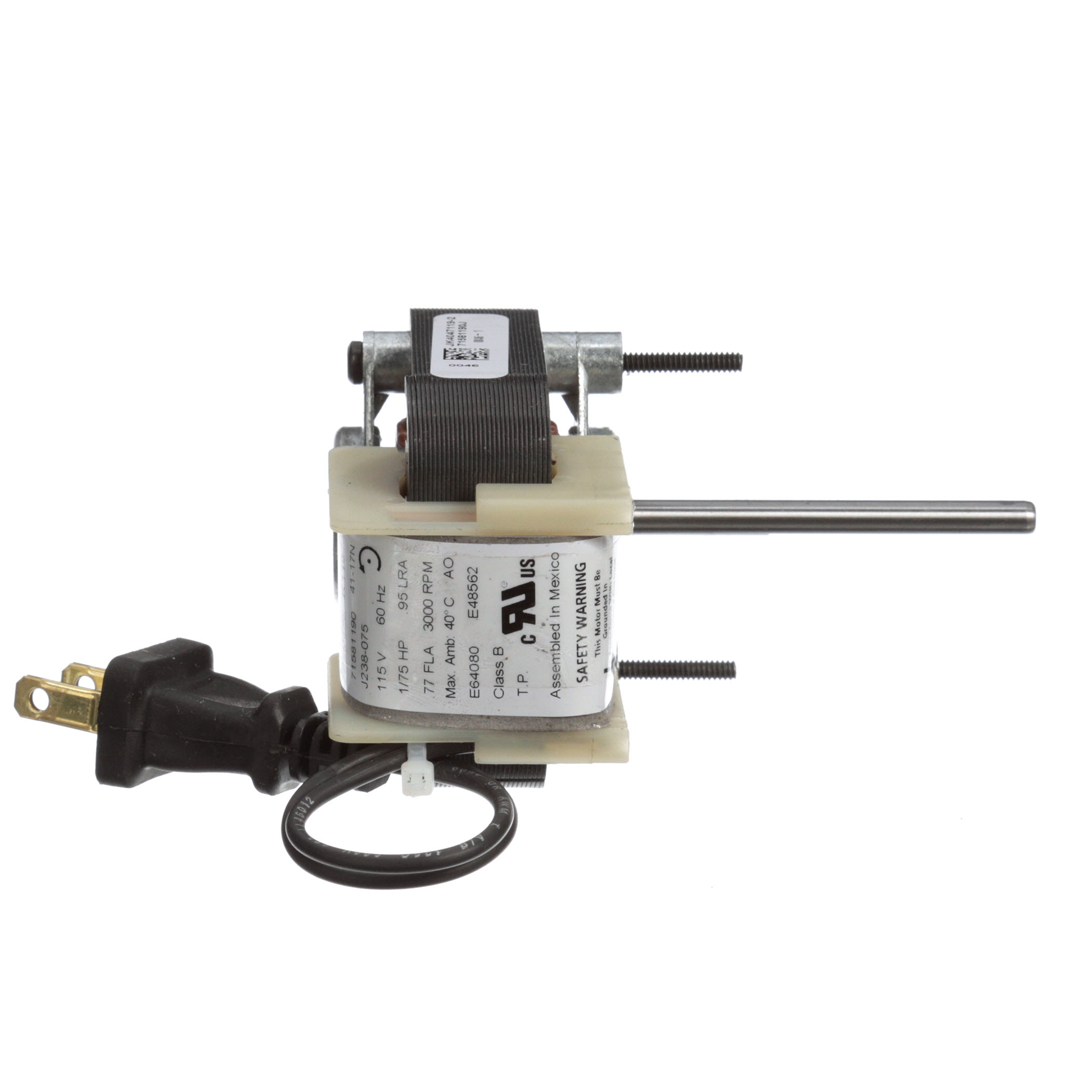 Fasco K110 1/75 HP 3000 RPM 115 Volts C-Frame Motor