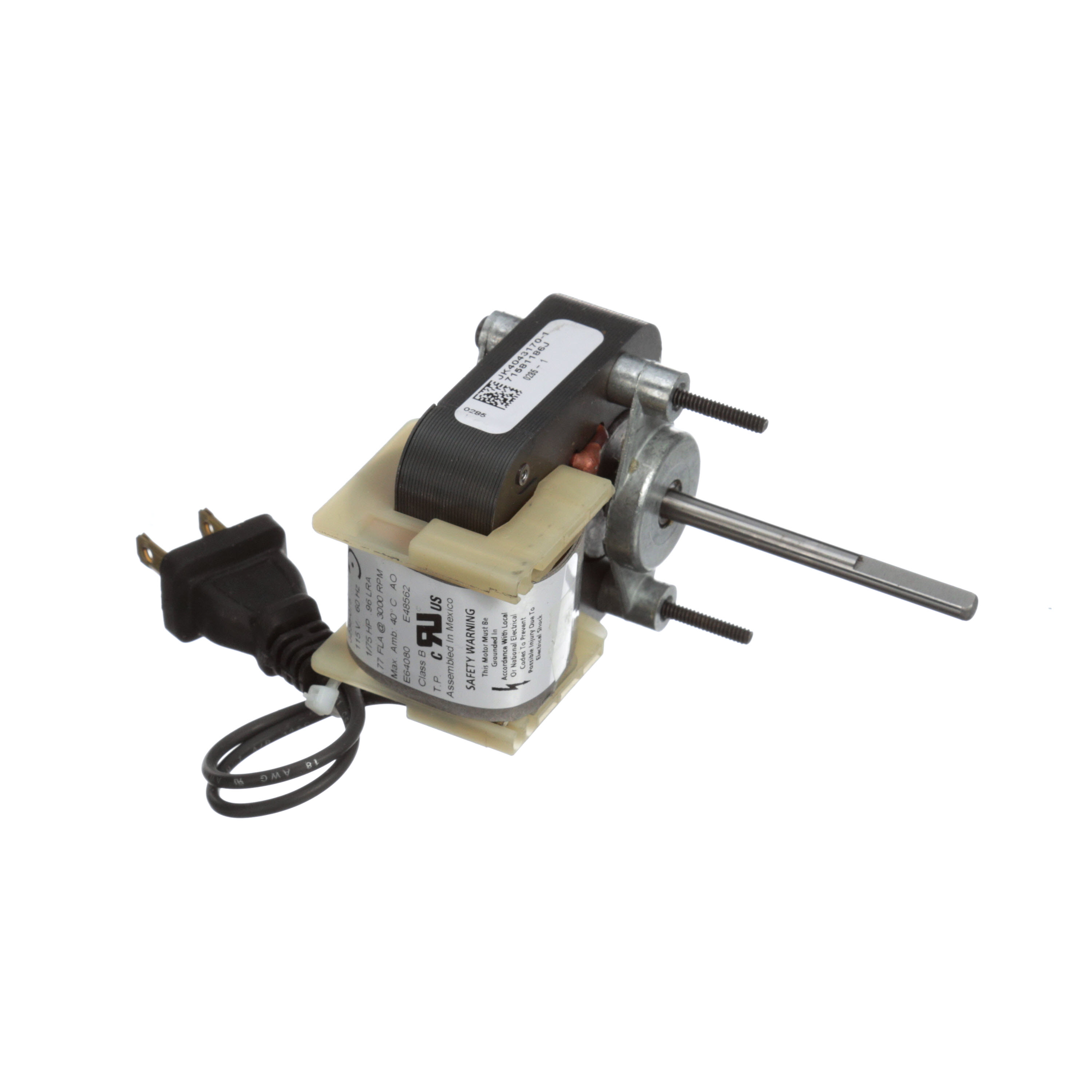 Fasco K109 1/75 HP 3000 RPM 115 Volts C-Frame Motor