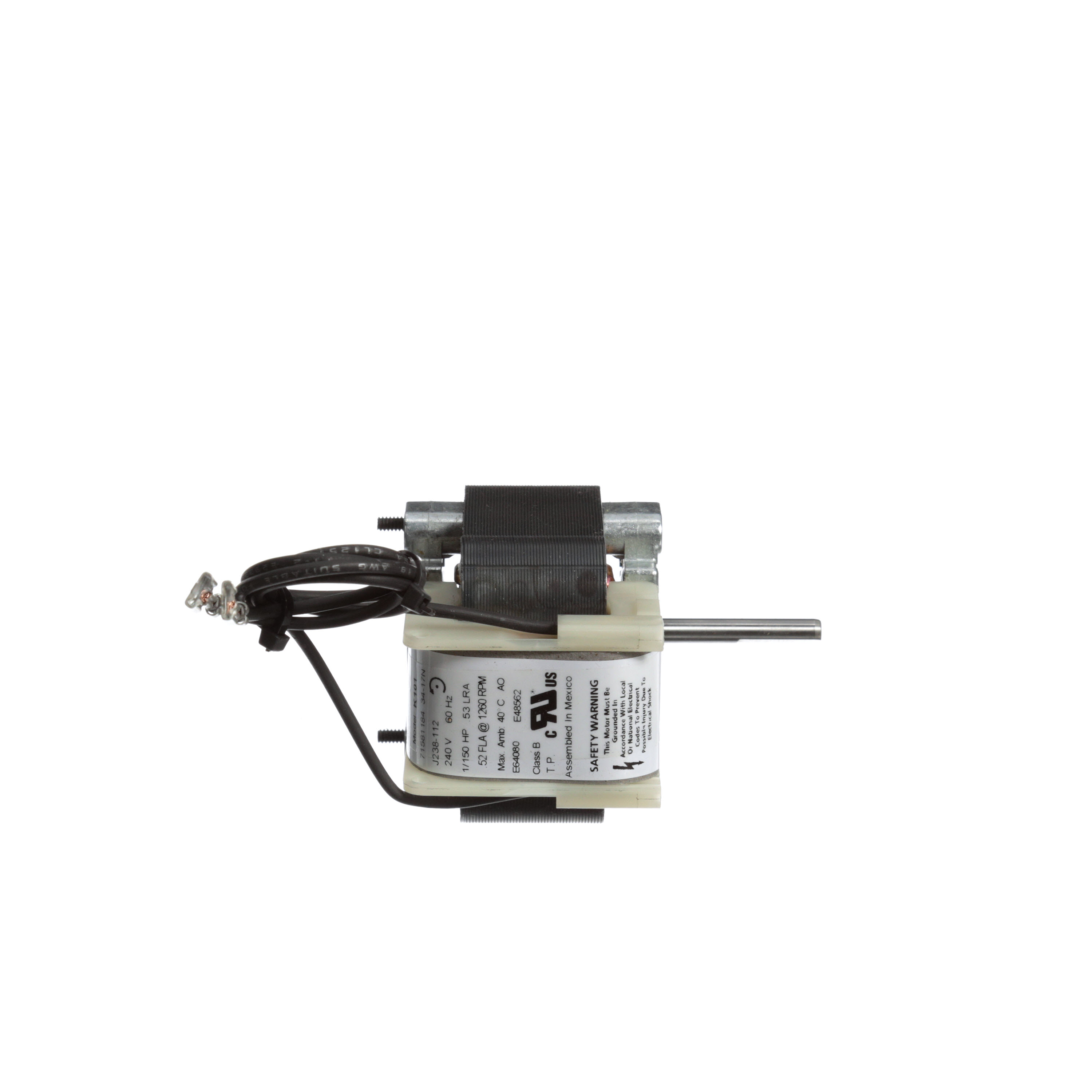 Fasco K101 1/150 HP 1260 RPM 240 Volts C-Frame Motor