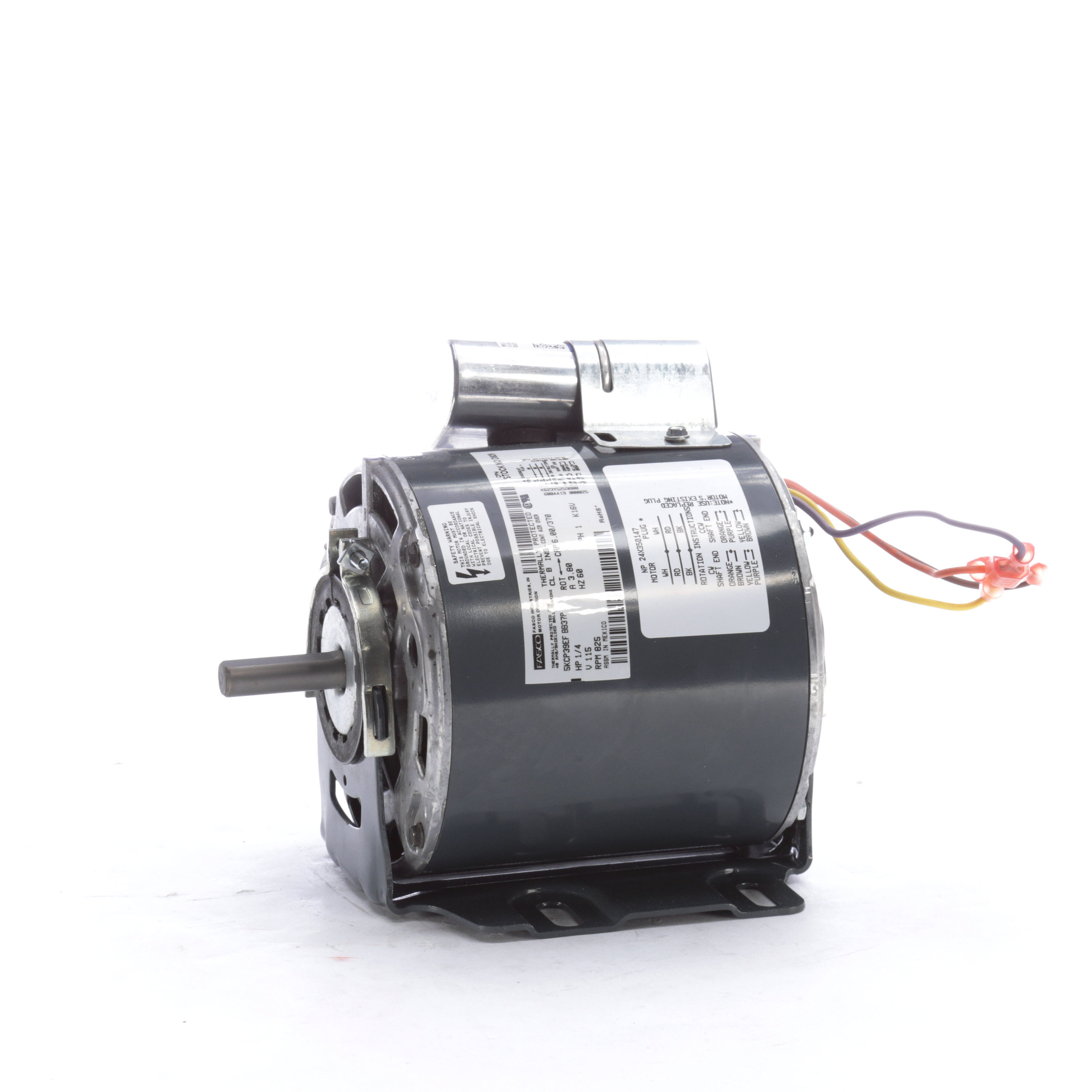 Fasco D829 1/4 HP 825 RPM 115 Volts OEM Direct Replacement Motor