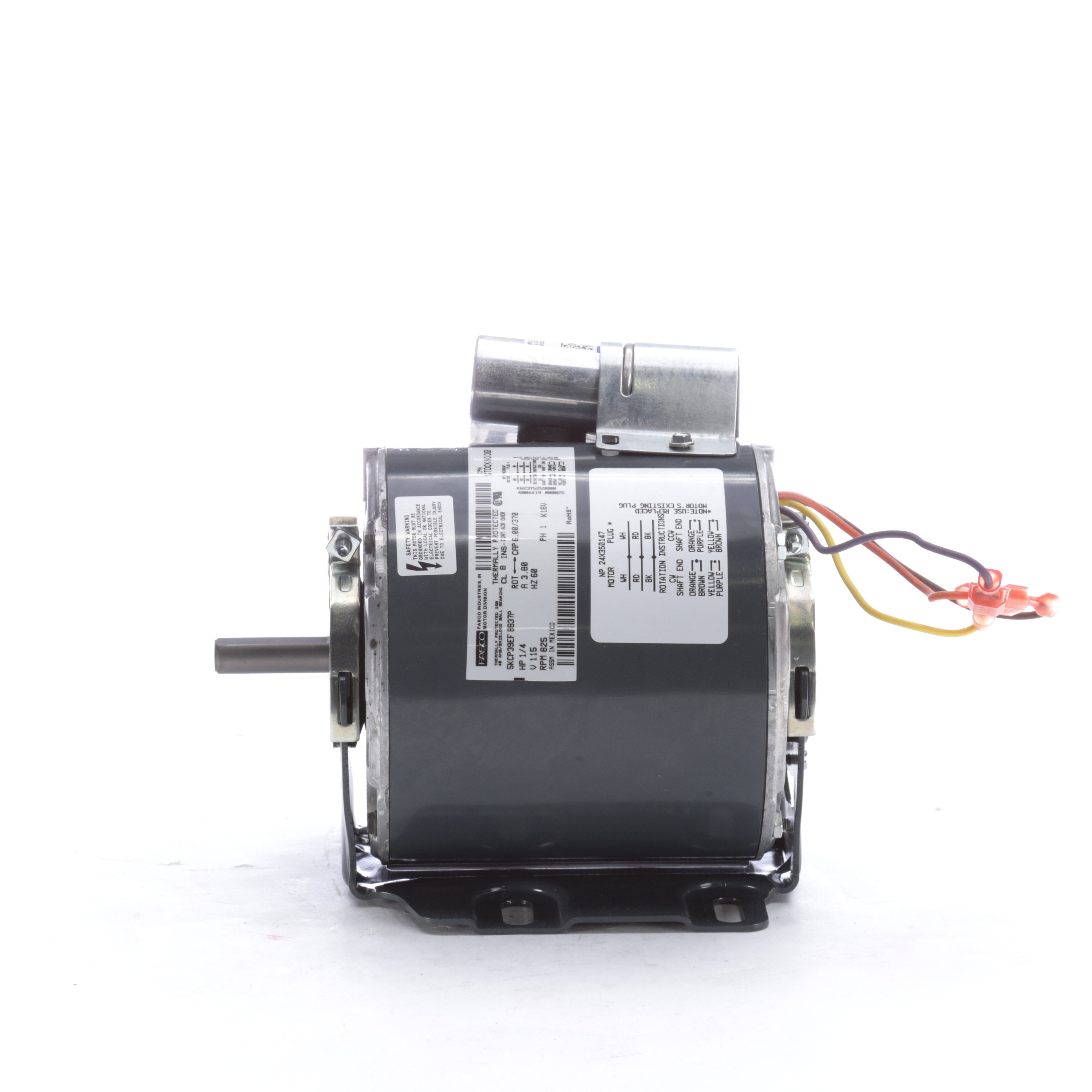 Fasco D829 1/4 HP 825 RPM 115 Volts OEM Direct Replacement Motor