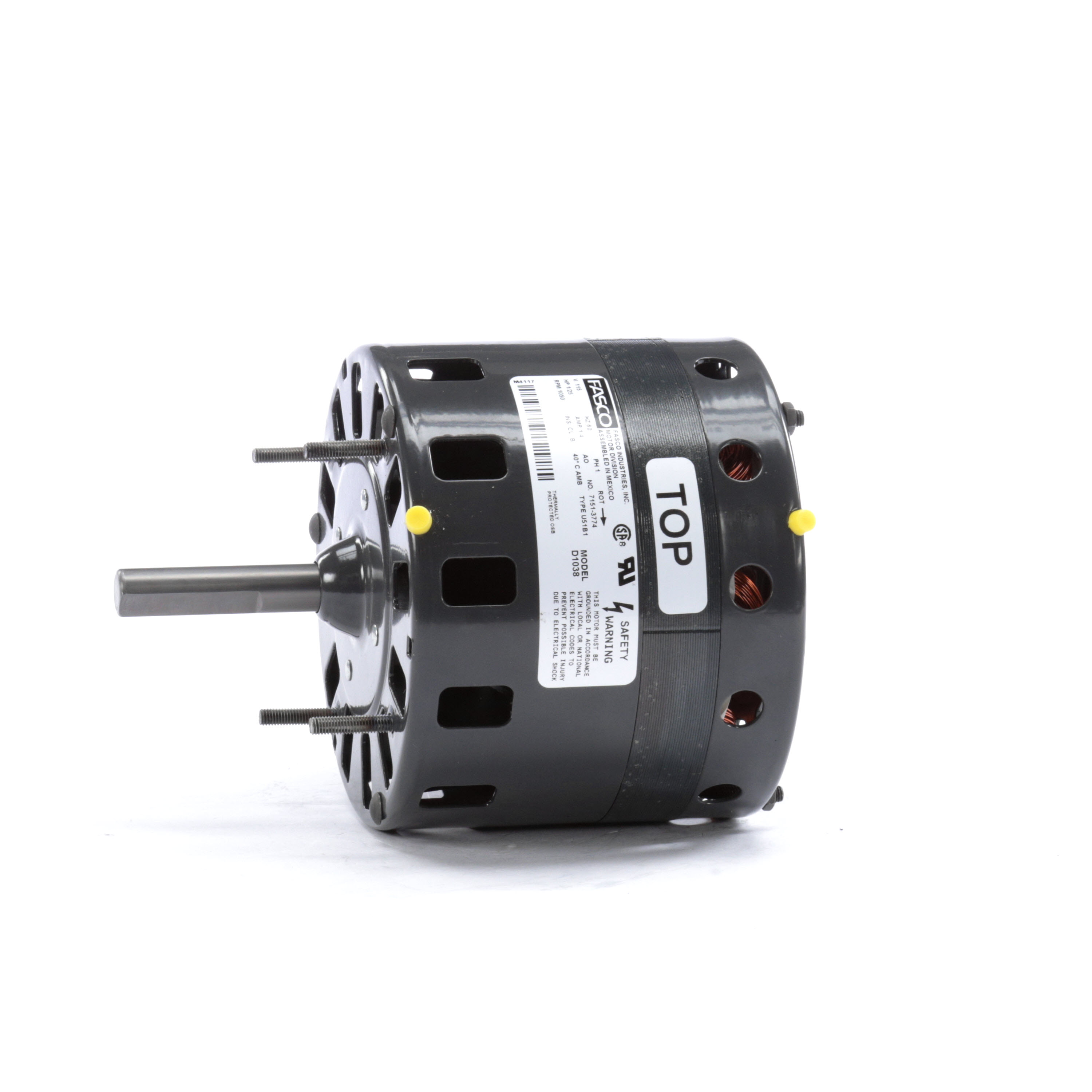 Fasco D1038A 1/25 HP 1050 RPM 115 Volts Unit Heater Motor