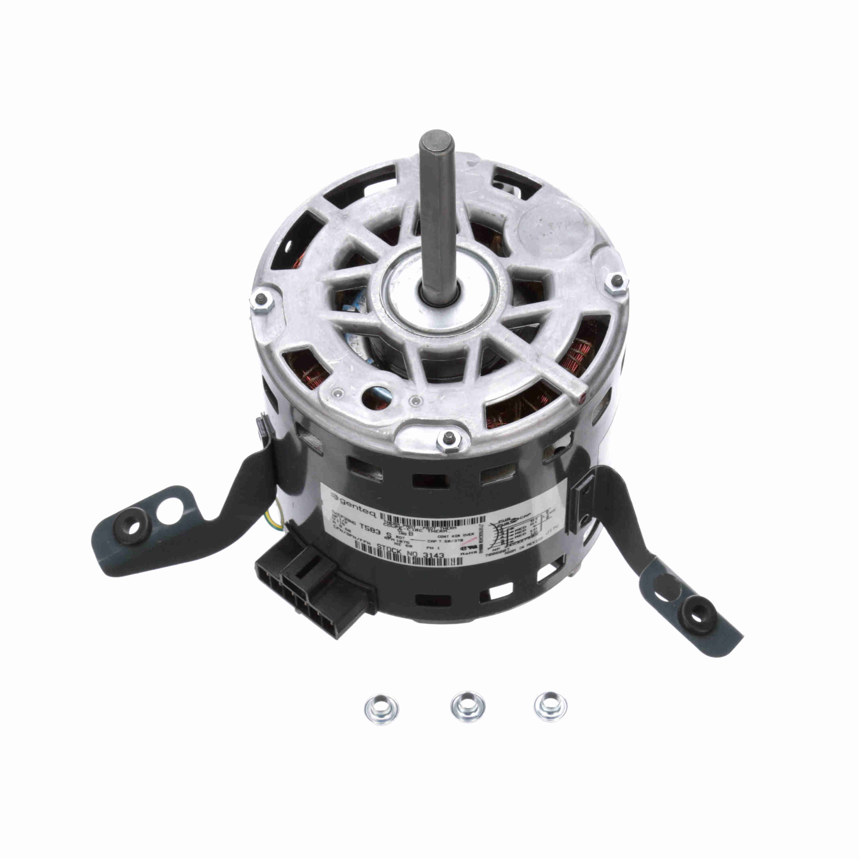 Genteq 3143 1/2 HP 1075 RPM 115 Volts Lennox Replacement Motor