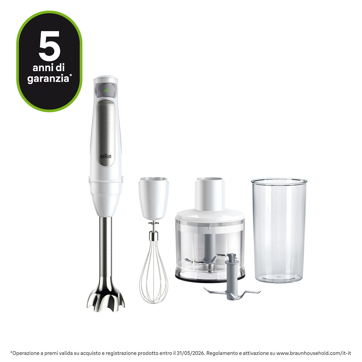 BRAUN - MINIPIMER MULTIQUICK 7 MQ7035IWH | Trony