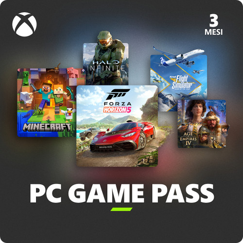 MICROSOFT - MICROSOFT XBOX GAME PASS 3 MESI PER PC - 8080001077 MICROSOFT - MICROSOFT XBOX GAME PASS 3 MESI PER PC - 8080001077