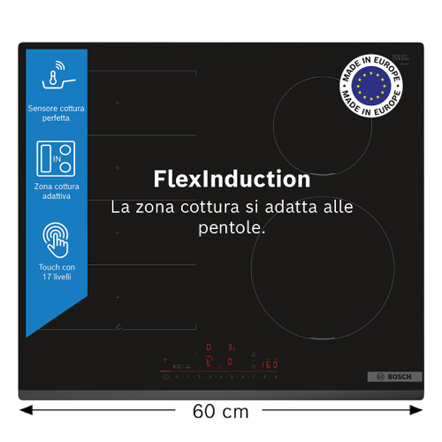 BOSCH - PIX631HC1E PIANO COTTURA A INDUZIONE 60 CM - 2240000072