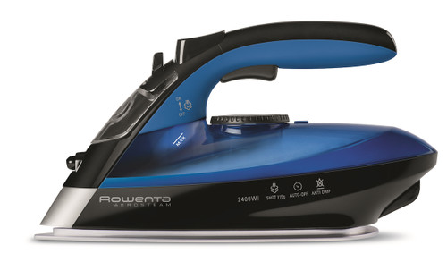 ROWENTA - Freemove Ferro da stiro a vapore senza filo, 2400 W, Vapore continuo 27 g/min, Getto di vapore di 115 g/min, DE5010 - 2170017356