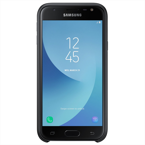 SAMSUNG - DUAL LAYER COVER BLACK GALAXY J3 (2017) - 2170014300