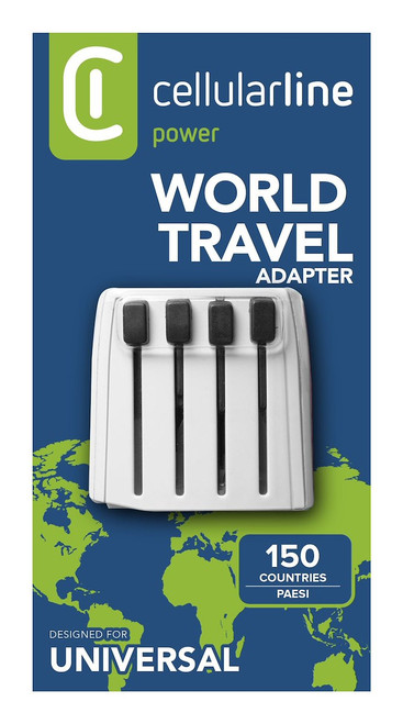 CELLULARLINE - WORLD TRAVEL ADAPTER - UNIVERSAL - 1802197884