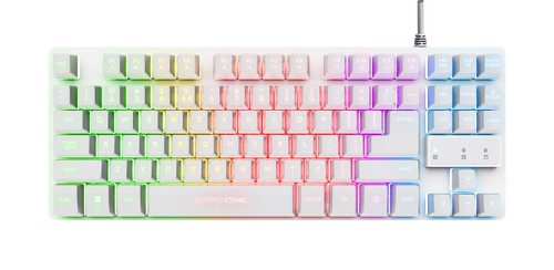 TRUST - GXT833W THADO TKL KEYBOARD WHT IT - 2230016282