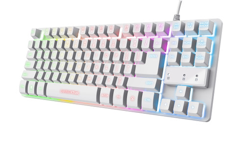 TRUST - GXT833W THADO TKL KEYBOARD WHT IT - 2230016282