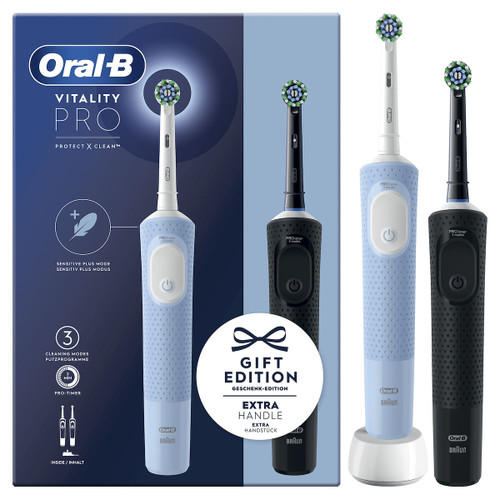 ORAL-B - PW VITALITY PRO DUO BK/WH HBOX - 2230015916
