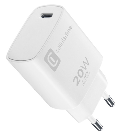 CELLULARLINE - CARICABATTERIA RETE APPLE 20W SMALL BIANCO - 2230015609