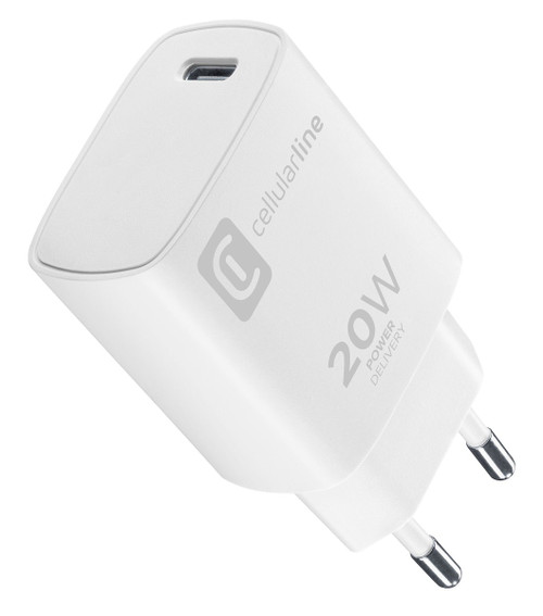 CELLULARLINE - CARICABATTERIA RETE APPLE 20W SMALL BIANCO - 2230015609