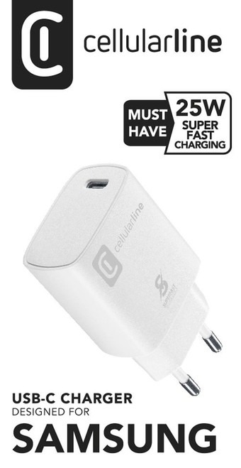 CELLULARLINE - SUPER FAST CHARGER KIT PD 25W - 2230015610