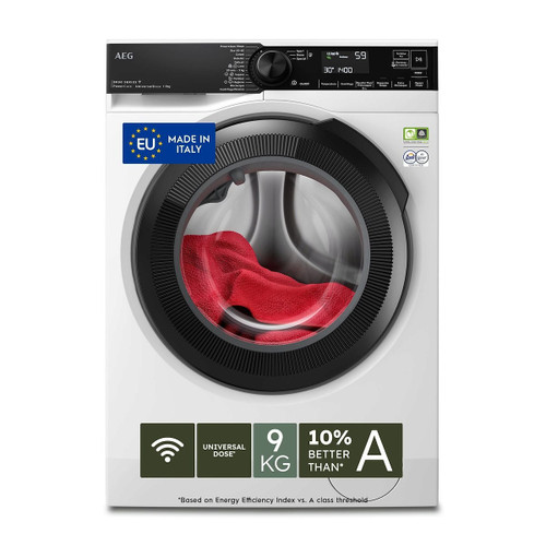 AEG - LAVATRICE CARICA FRONTALE 9 KG CLASSE A-10% 1400 GIRI LR8H94GBY MADE IN ITALY - 2230015593 AEG 0 | trony.live