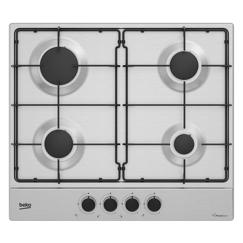 BEKO - Piano a Gas con PractiClean, 4 Bruciatori, 60 cm - 2230015498