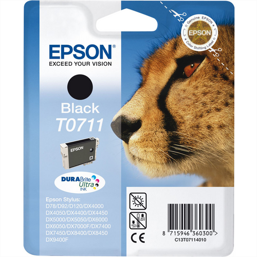 EPSON - T071 GHEPARDO NERO T0711 - 1902116624 EPSON - T071 GHEPARDO NERO T0711 - 1902116624