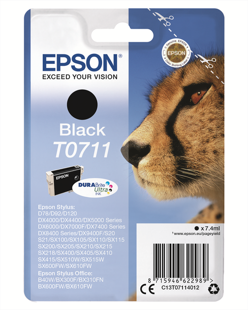 EPSON - T071 GHEPARDO NERO T0711 - 1902116624