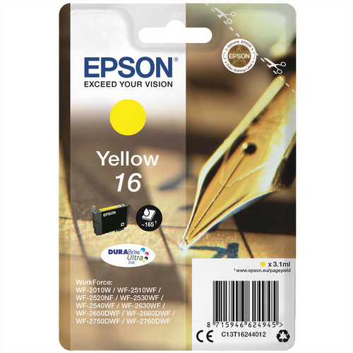 EPSON - 16 PENNA E CRUCIVERBA GIALLO T1624 - 2160013477 EPSON 0 | Trony.it