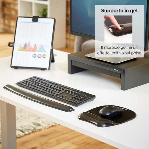 FELLOWES - MOUSE PAD CON POGGIAPOLSI IN GEL CRYSTA - 2230013772